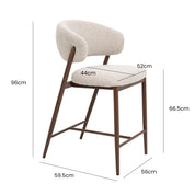 Taburete de bar Niu Nordic H65