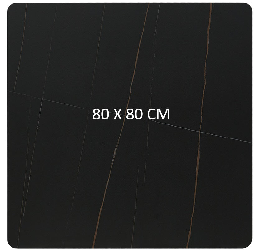 Mesa bar Atenas piedra sinterizada cuadrada 70-80 cm