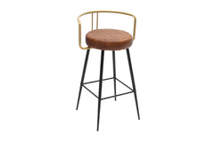 Taburete de bar vintage alto Rouss