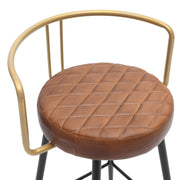 Taburete de bar vintage alto Rouss