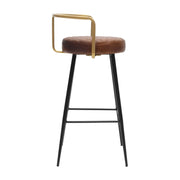 Taburete de bar vintage alto Rouss