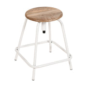 Taburete bajo vintage acero Thyago