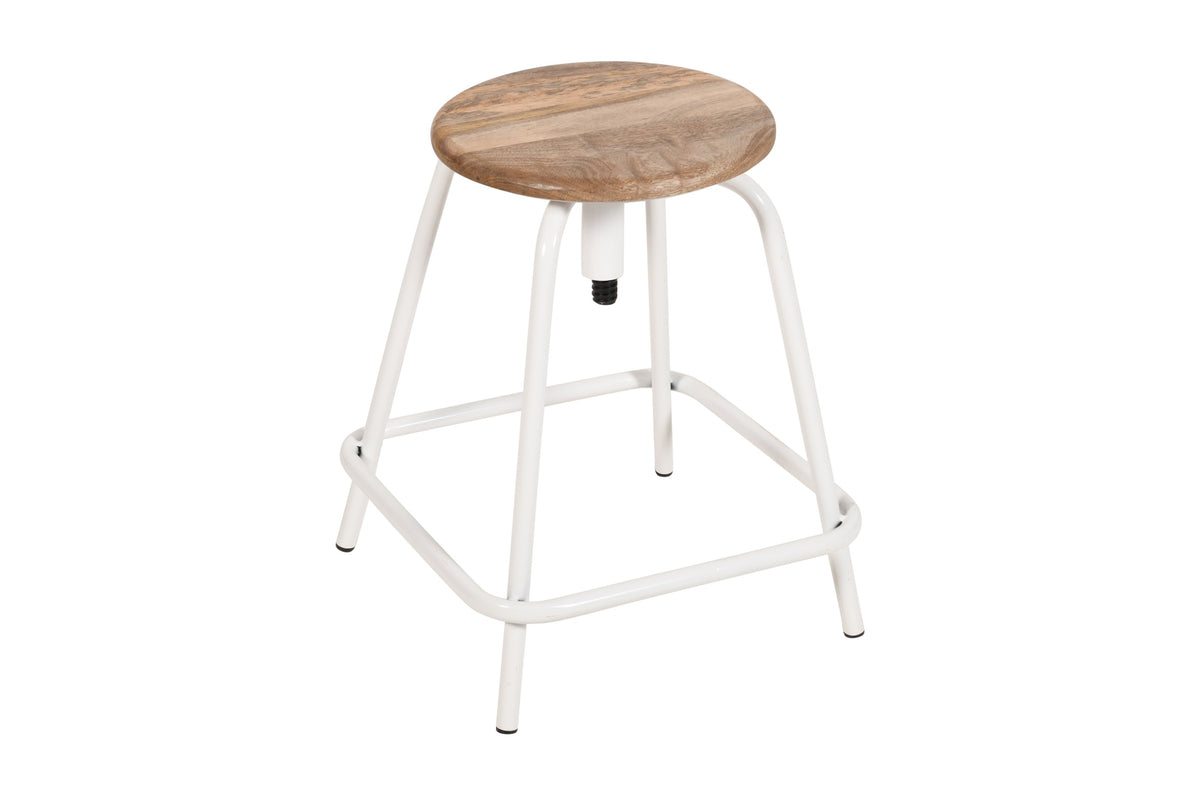 Taburete bajo vintage acero Thyago
