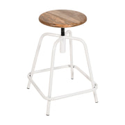 Taburete bajo vintage acero Thyago