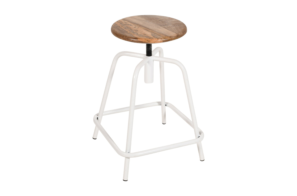 Taburete bajo vintage acero Thyago