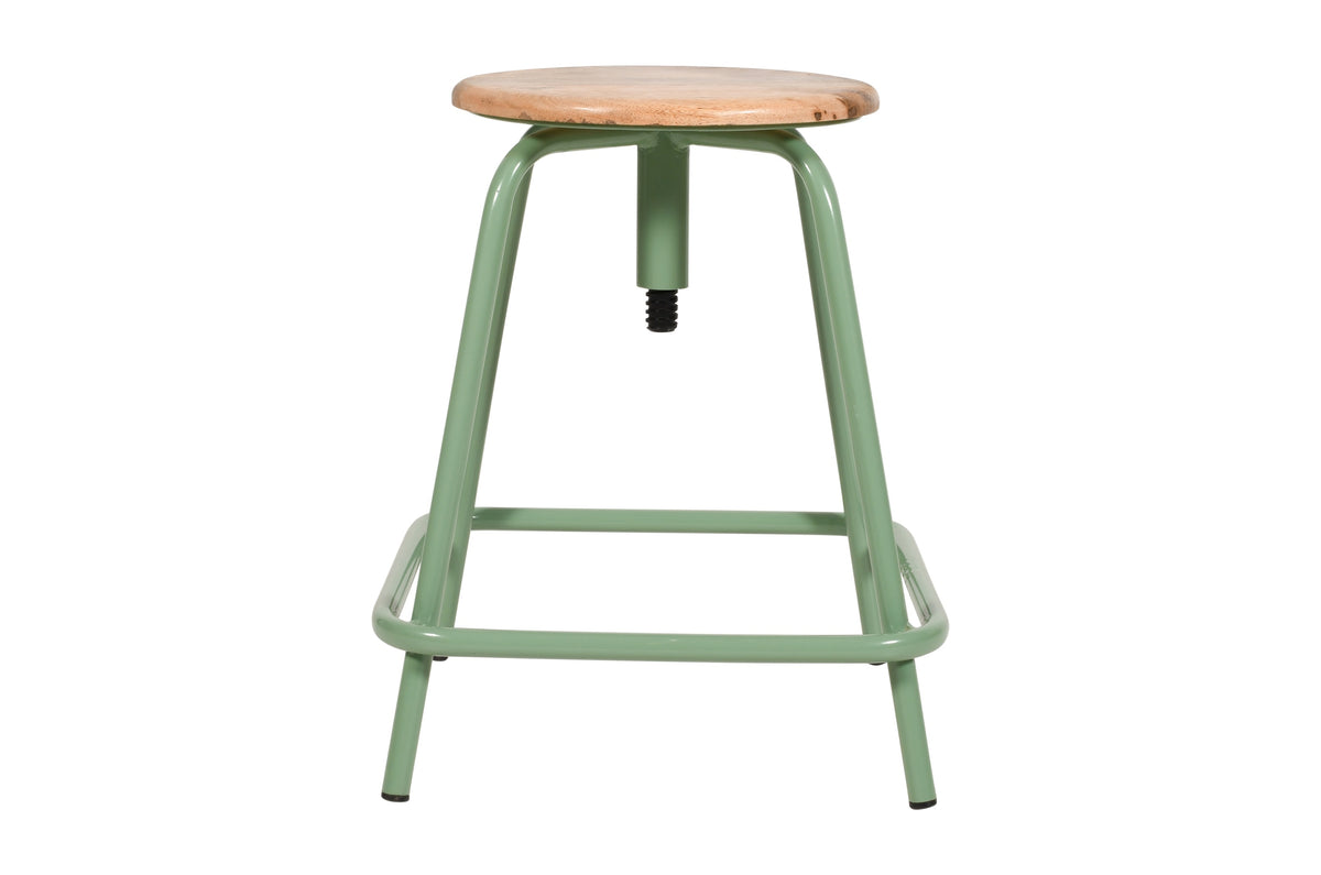 Taburete bajo vintage acero Thyago