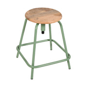 Taburete bajo vintage acero Thyago