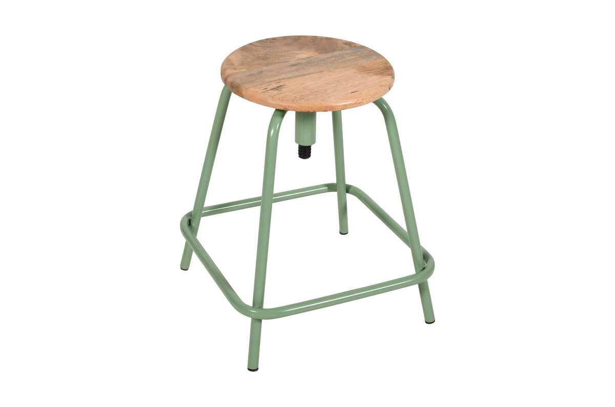 Taburete bajo vintage acero Thyago