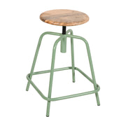 Taburete bajo vintage acero Thyago