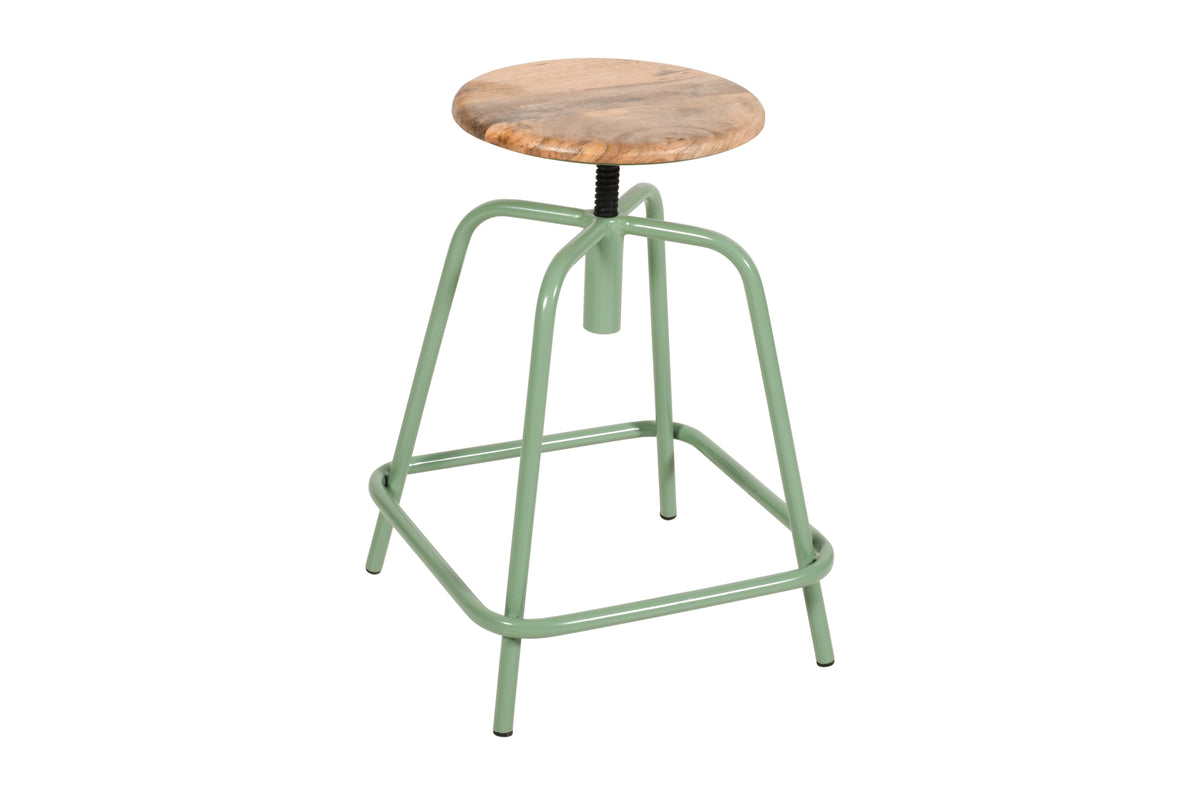 Taburete bajo vintage acero Thyago