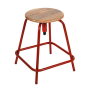 Taburete bajo vintage acero Thyago