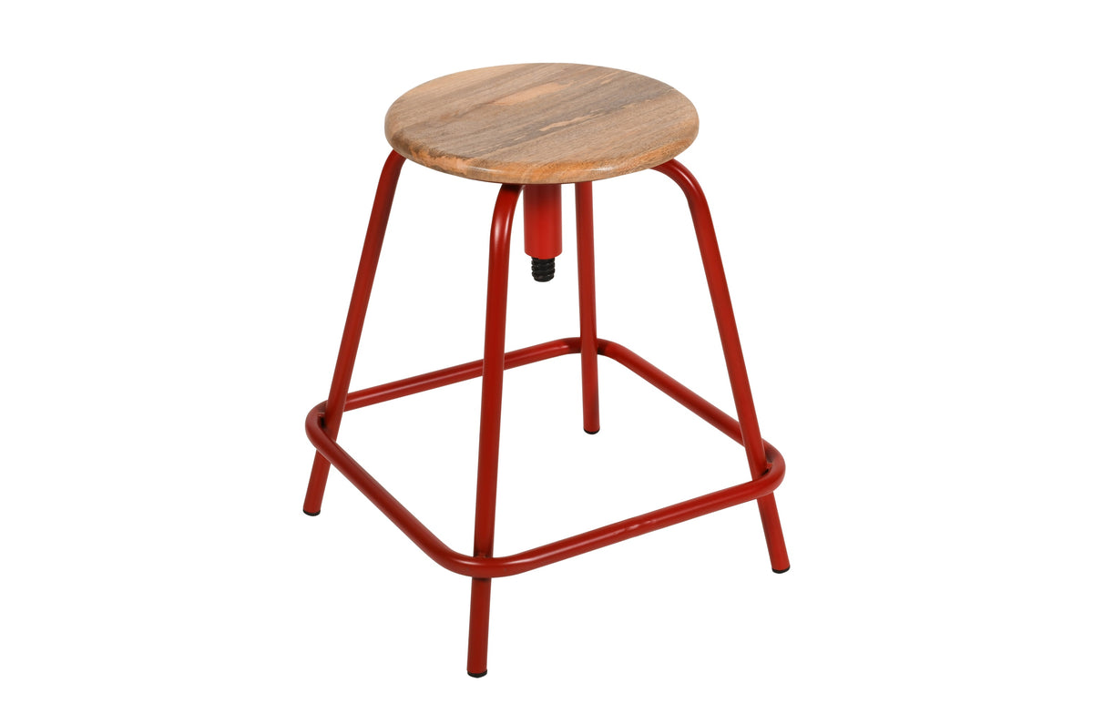 Taburete bajo vintage acero Thyago