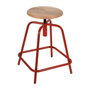 Taburete bajo vintage acero Thyago