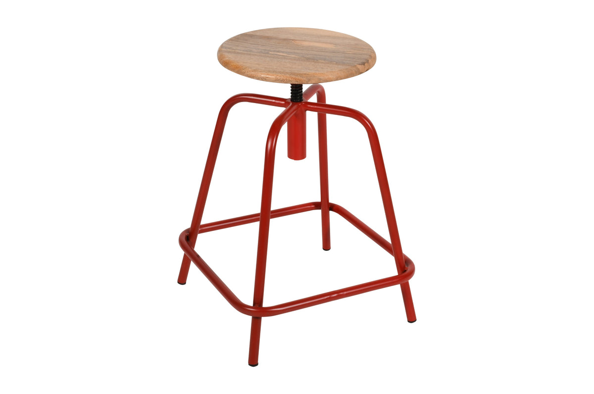 Taburete bajo vintage acero Thyago