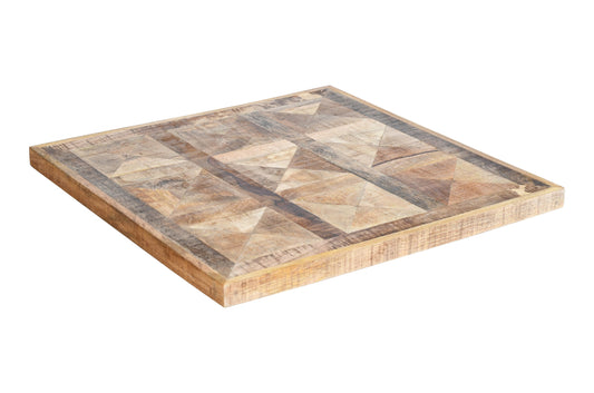 Tablero de mesa de madera de mango 70x70