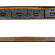 Consola de madera y acero Hely