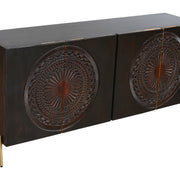 Aparador de madera de mango negro Marlon
