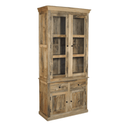 Alacena rústica de madera de mango ONNA 2 puertas