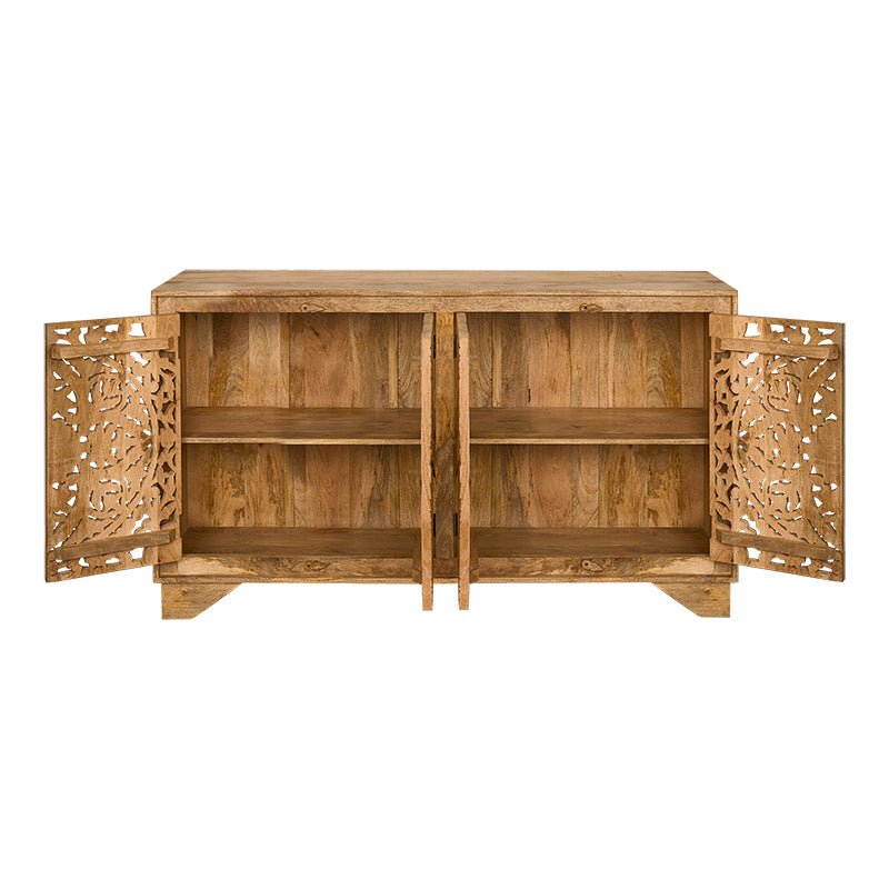 Aparador 4 puertas madera de mango Riach - Vintahome