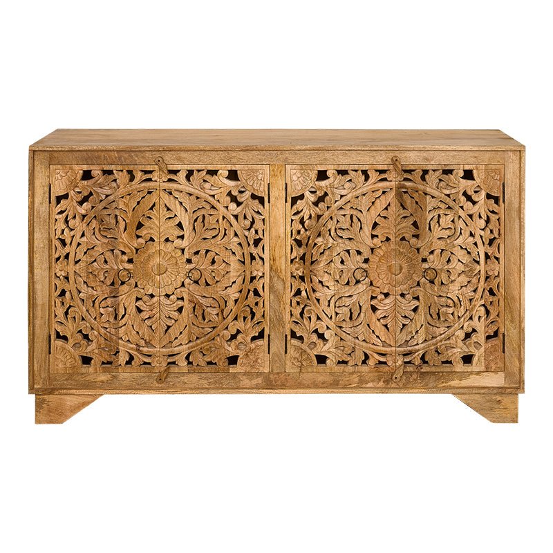 Aparador 4 puertas madera de mango Riach - Vintahome