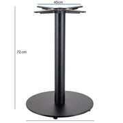 Base de mesa hosteleria Ø50 cm  Diana negro