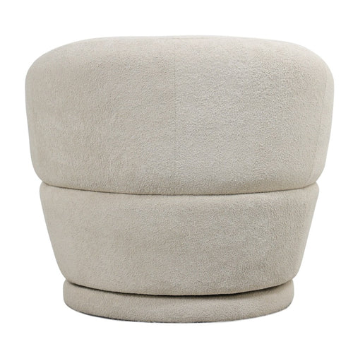 Fauteuil bouclé pivotant corail Montreal