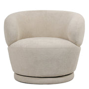 Fauteuil bouclé pivotant corail Montreal