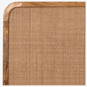 Cabecero Liora de Madera de Mango y Yute 160 cm - Vintahome