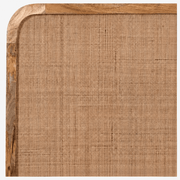 Cabecero Liora de Madera de Mango y Yute 160 cm - Vintahome