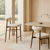 El Taburete de cocina 65 cm Lagem Nogal - Vintahome