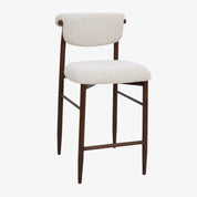 El Taburete de cocina 65 cm Lagem Nogal - Vintahome