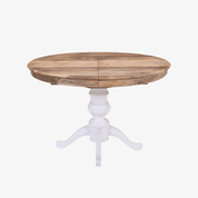 Mesa comedor redonda y extensible madera 120-180 cms Sharen - Vintahome