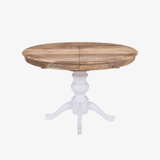 Mesa comedor redonda y extensible madera 120-180 cms Sharen - Vintahome