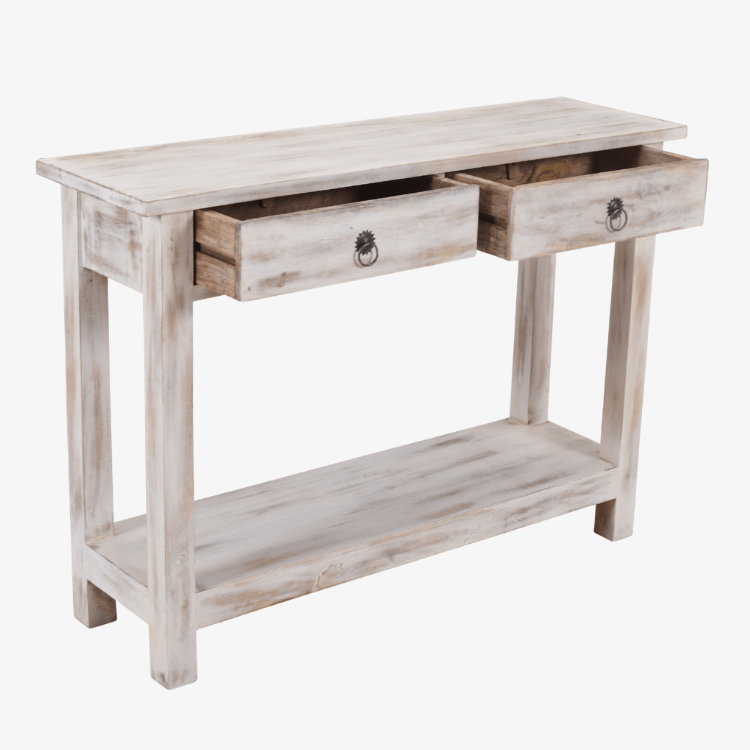 Mesa Consola Elma de Madera de Mango Natural 120 cm - Vintahome