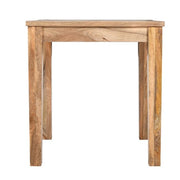 Mesa de bar cuadrada madera mango Ponty baja - Vintahome