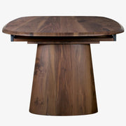 Mesa de Comedor Extensible Ovalada Nogal 180-230 x 90 cm - Vintahome