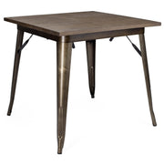 Mesa de comedor industrial 80x80 Lix Plegable