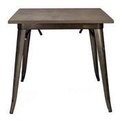 Mesa de comedor industrial 80x80 Lix Plegable