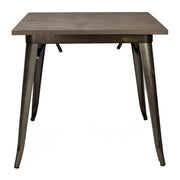 Mesa de comedor industrial 80x80 Lix Plegable