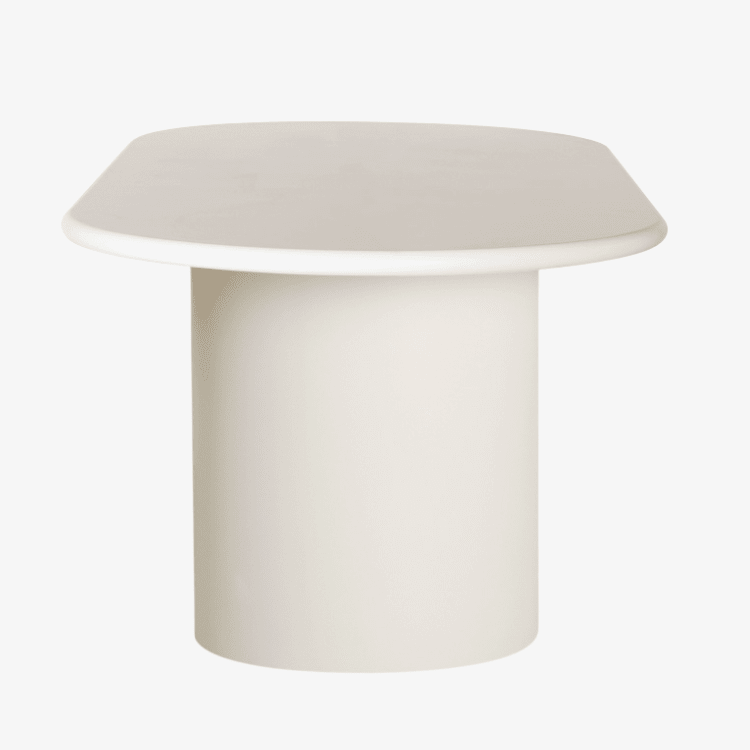 Mesa de comedor ovalada Alba Lacquer 200 - Vintahome