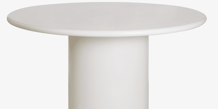 Mesa de comedor redonda Aria Lacada 140 - Vintahome