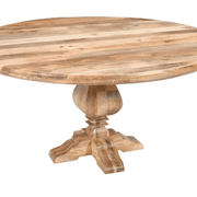 Mesa de comedor redonda madera de mango Leila 150 cm - Vintahome