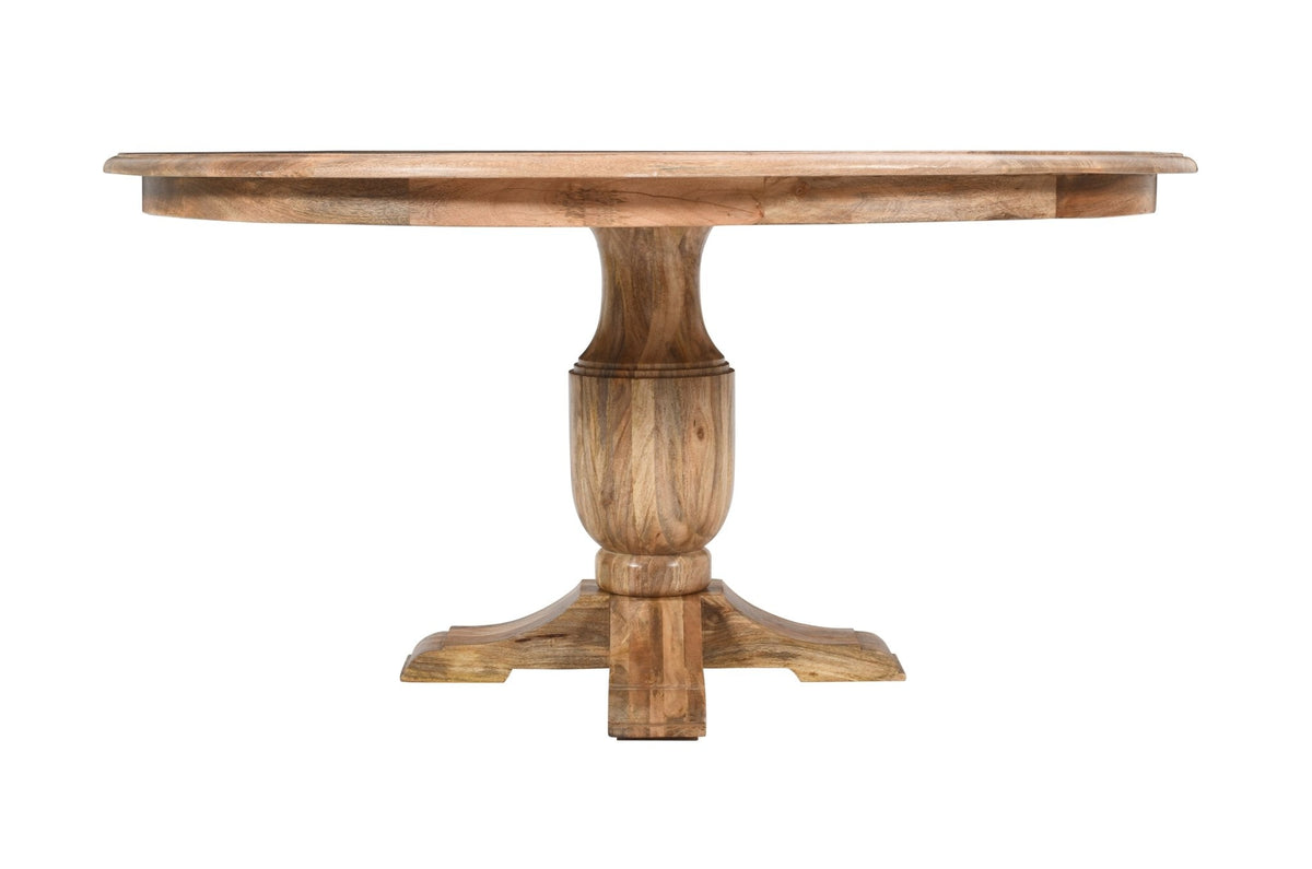 Mesa de comedor redonda madera de mango Lille 150 cm - Vintahome