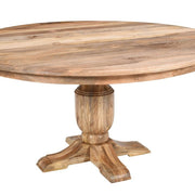 Mesa de comedor redonda madera de mango Lille 150 cm - Vintahome