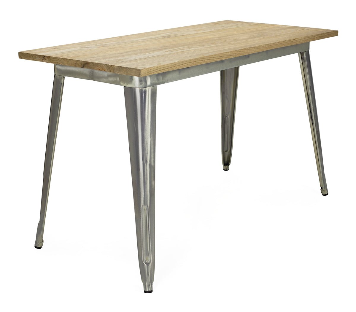 Mesa de comedor Lix Madera clara 120 Galvanizada