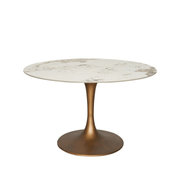 Mesa de comedor Tuli cobre piedra sinterizada - Vintahome