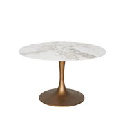 Mesa de comedor Tuli cobre piedra sinterizada - Vintahome