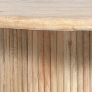 Mesa de centro redonda madera de mango Clare