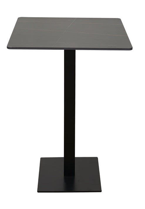 Mesa bar Atenas alta piedra sinterizada 70 X 70