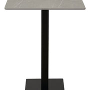 Mesa bar Atenas alta piedra sinterizada 70 X 70